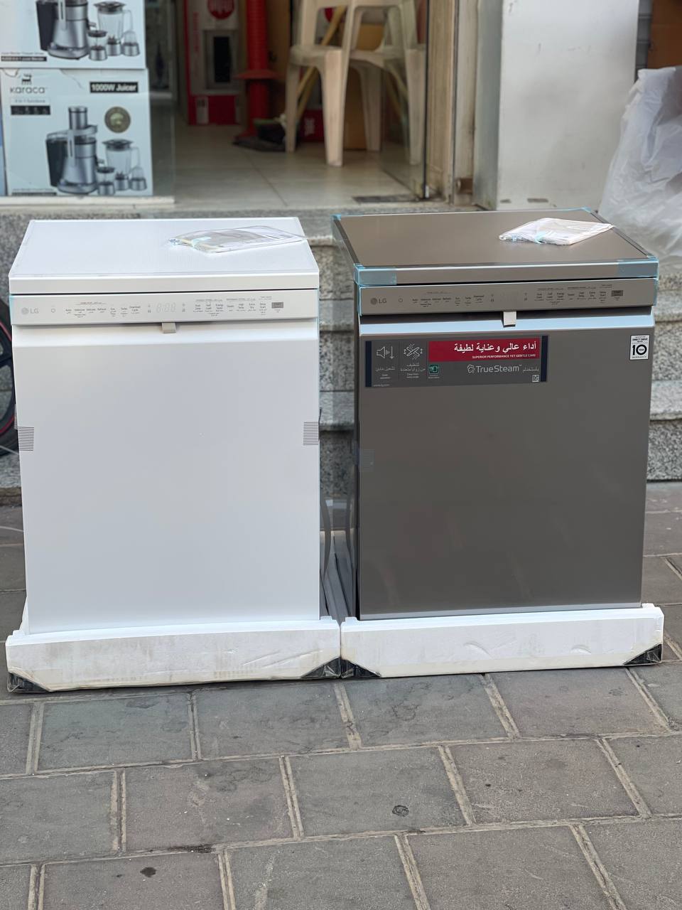 ظرفشویی الجی مدل  DFC435FW DFC435FP رنگ سفید و سیلور