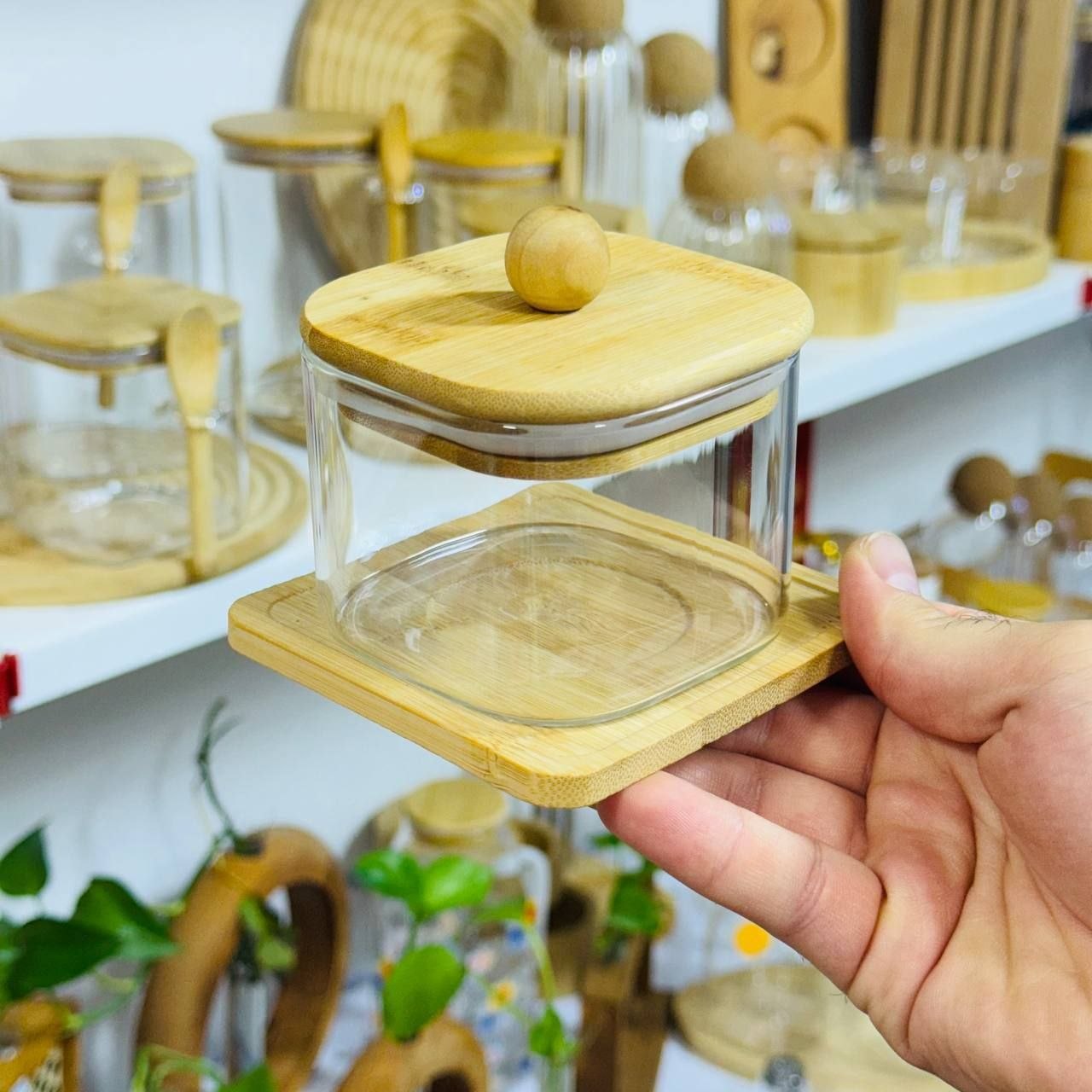 قندان مربع پیرکس