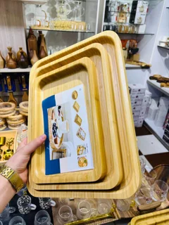 ست سه عددی سینی بامبو