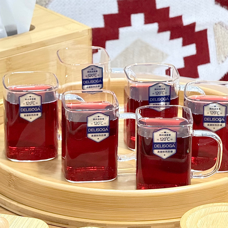 استکان پیرکس مربع دلی سوگا ۲۳۰ میل ome-230