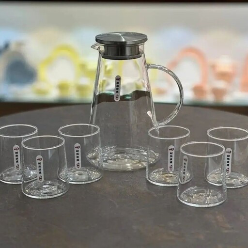 پارچ و لیوان پیرکس برند دلی