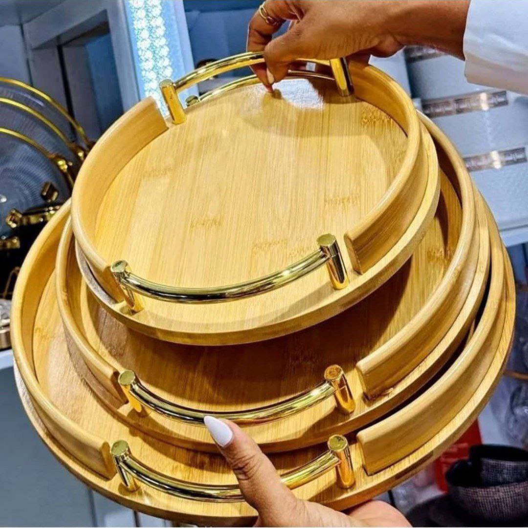 سینی بامبو  سه عددی